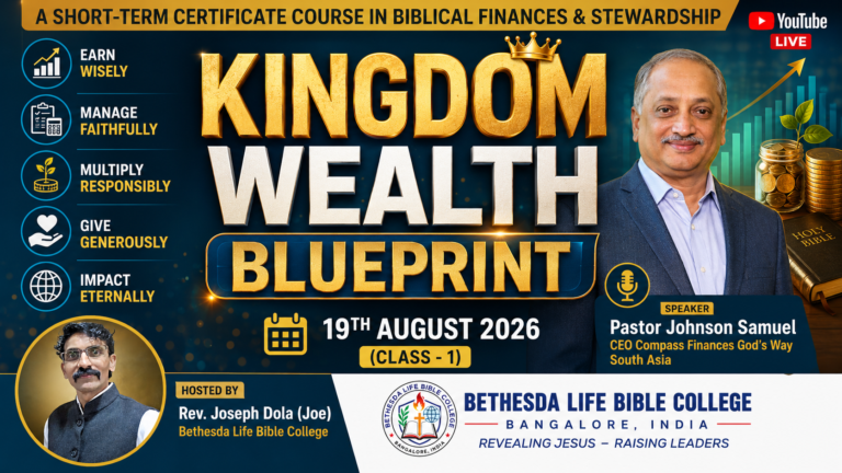 Kingdom Wealth Blueprint | Biblical Finances & Stewardship Course
